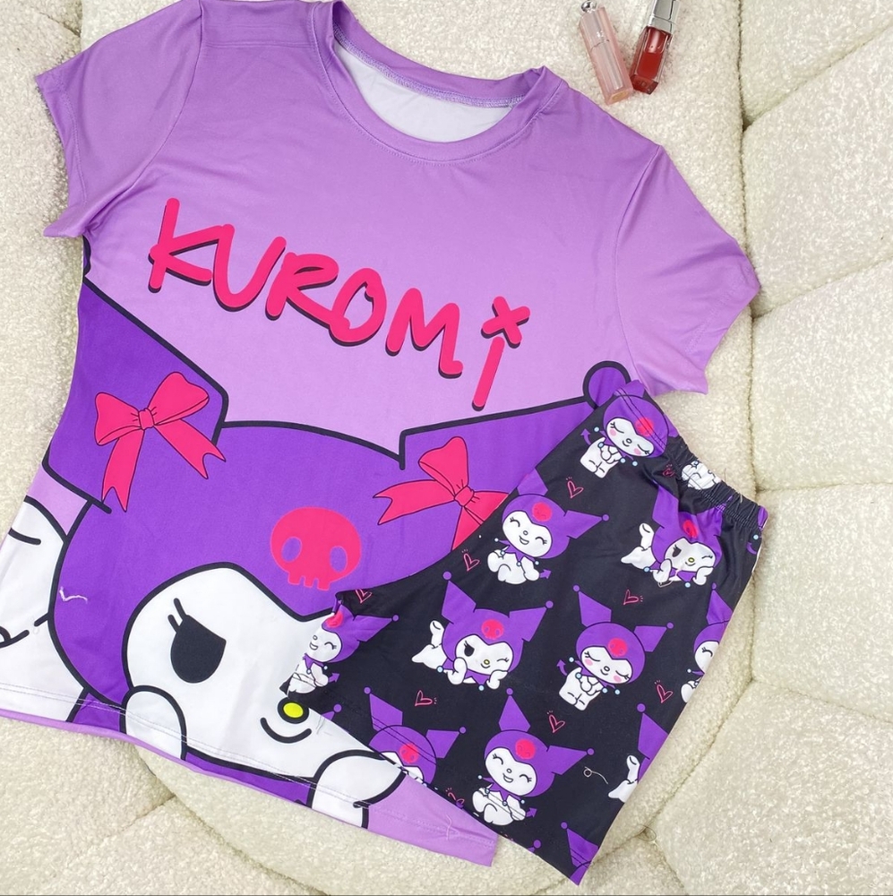 NEW KUROMI PAJAMA 2 PIECES ONE SIZES